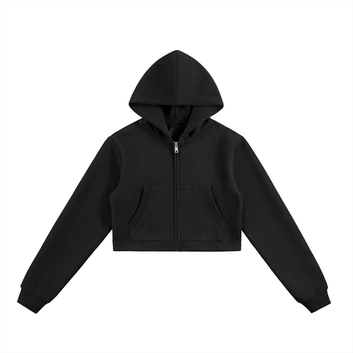 Uplift Set Cropped Zip-Up Hoodie