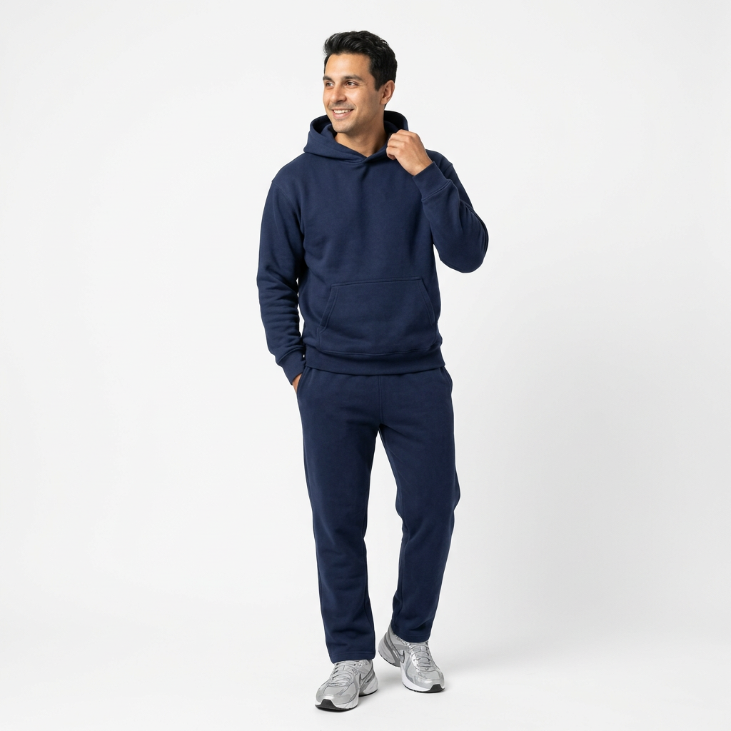 Navy matching set full body