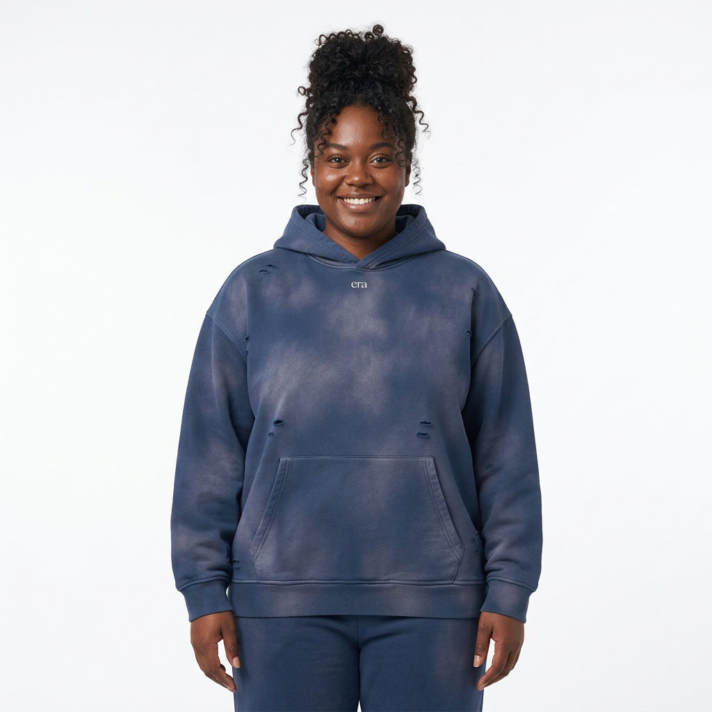 Navy Signature cover with a new curly-haired model