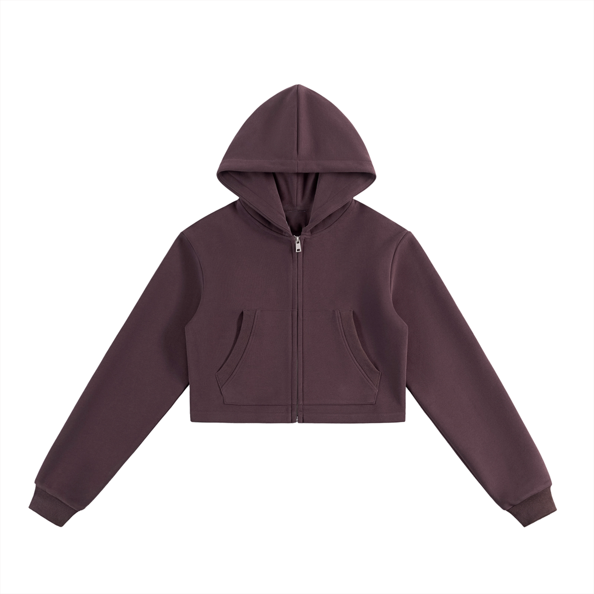 Uplift Set Cropped Zip-Up Hoodie