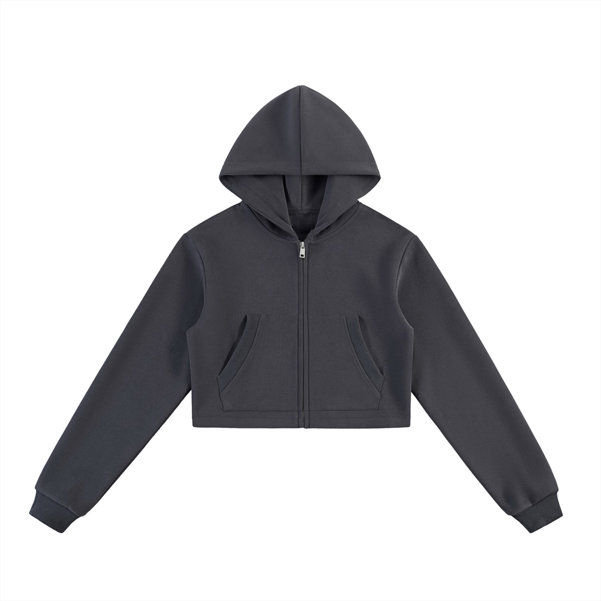 Uplift Set Cropped Zip-Up Hoodie
