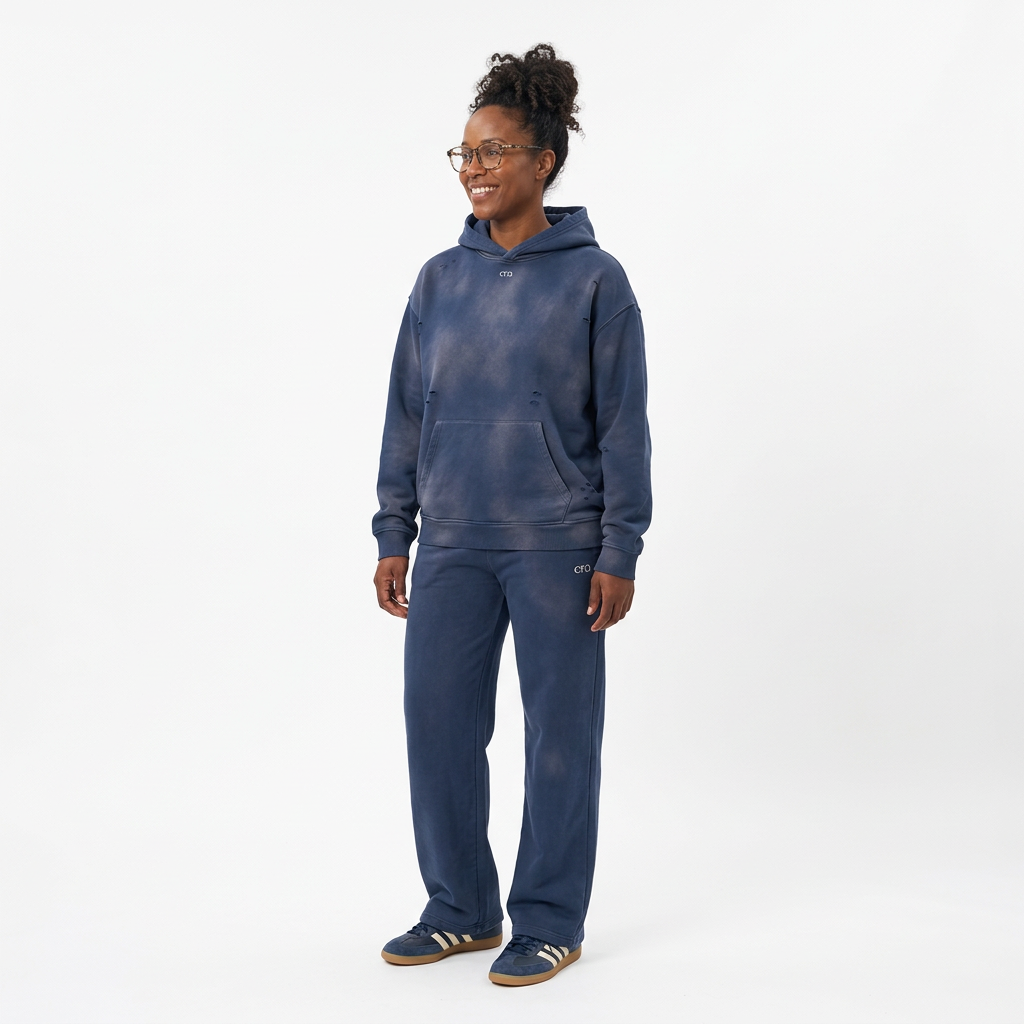 Full-body Navy Blue Signature matching set