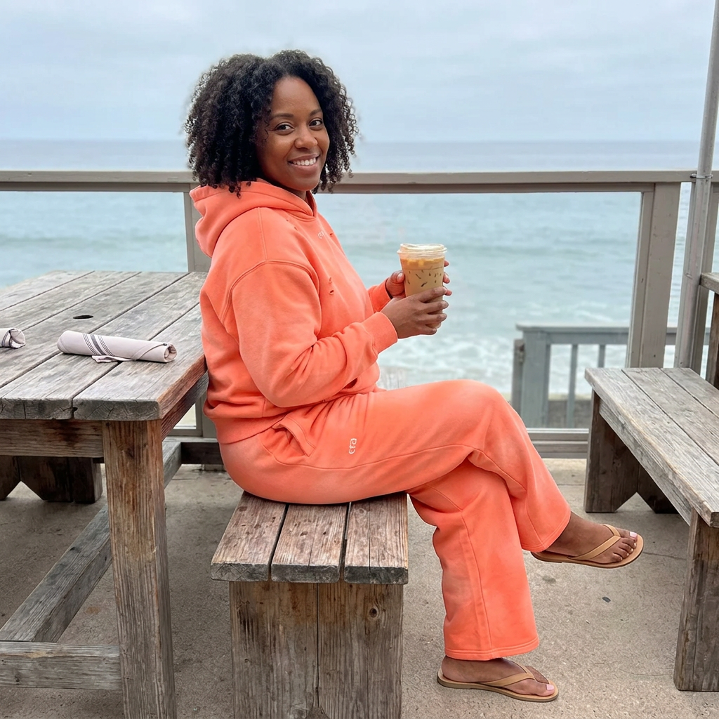 Signature coral café moment